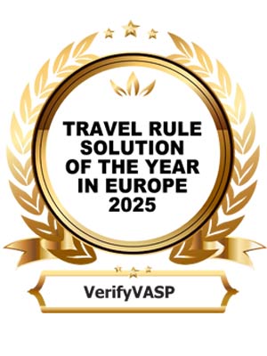 Travel Rule Solution of the Year In Europe 2025